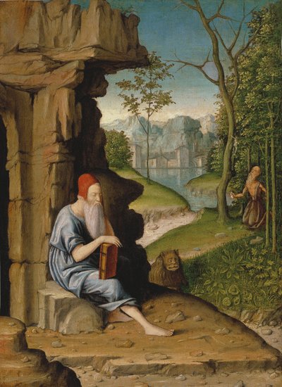 San Jerónimo en el desierto de Bartolomeo Montagna