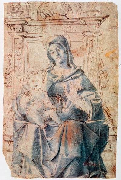 La Virgen y el Niño, c1470-1523 de Bartolomeo Montagna