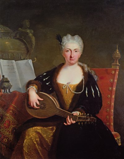 Retrato de Faustina Bordoni, cantante de Haendel, c.1830 (óleo sobre lienzo) de Bartolomeo Nazari