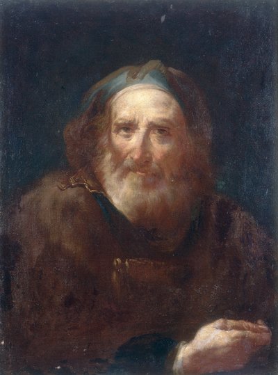 Retrato de un anciano de Bartolomeo Nazzari