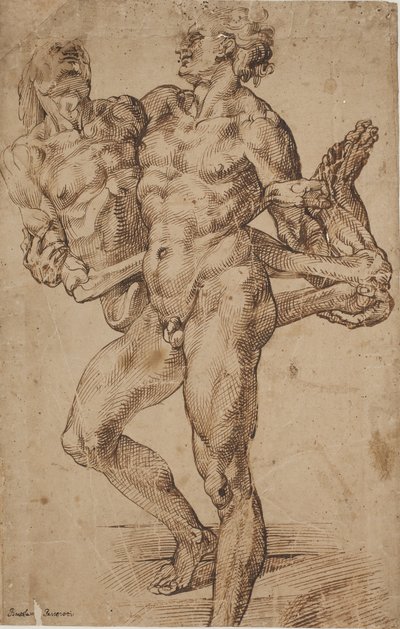 Eneas y Anquises [?] de Bartolomeo Passarotti