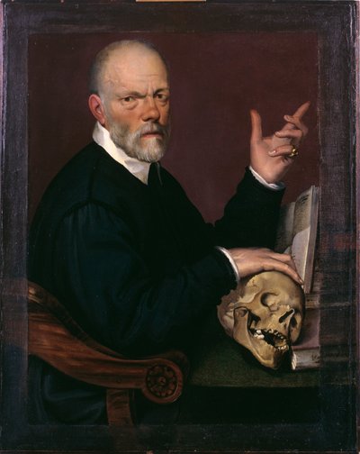 Retrato del médico, Carlo Fontana (óleo sobre lienzo) de Bartolomeo Passarotti