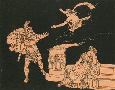 Eneas y Helena de Bartolomeo Pinelli