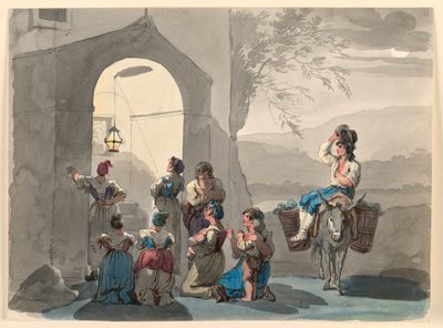 Ave María en Tívoli de Bartolomeo Pinelli