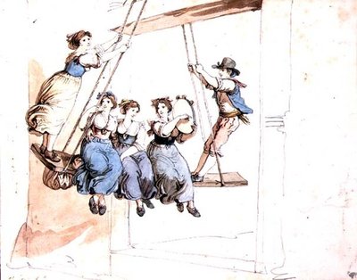 En el columpio de Bartolomeo Pinelli