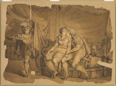 Paolo y Francesca de Bartolomeo Pinelli