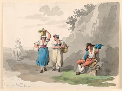 Regreso de la vendimia de Bartolomeo Pinelli