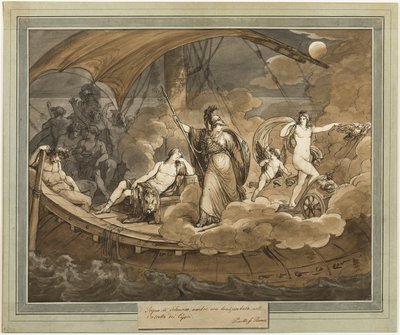 El sueño de Telémaco, de Las aventuras de Telémaco, Libro 4 de Bartolomeo Pinelli