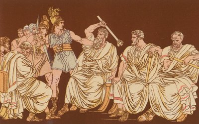 Los galos y los senadores de Bartolomeo Pinelli
