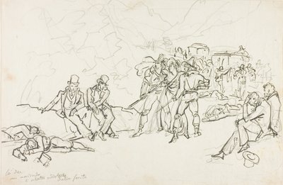El atraco a la diligencia de Bartolomeo Pinelli