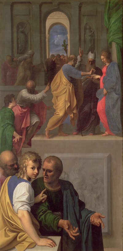 El matrimonio de la Virgen de Bartolomeo Schedoni