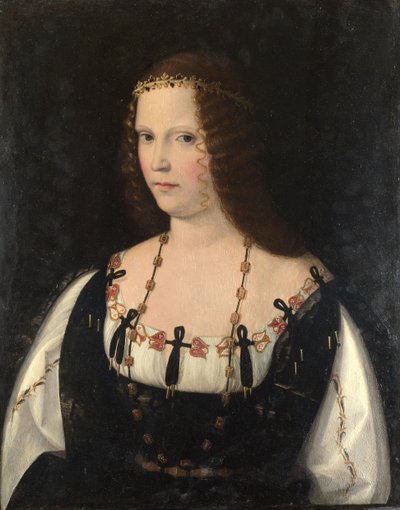 Retrato de una joven dama, c. 1510 de Bartolomeo Veneto