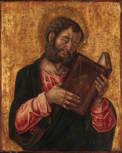 San Marcos leyendo de Bartolomeo Vivarini