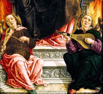 (detalle) del tríptico de San Marcos de Bartolomeo Vivarini