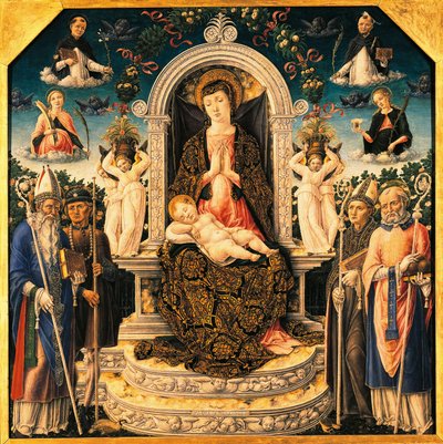 Virgen con el Niño y santos de Bartolomeo Vivarini