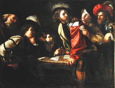 Soldados Jugando a las Cartas de Bartolomeo after Manfredi