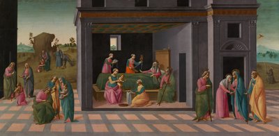 Escenas de la vida de San Juan Bautista de Bartolomeo di Giovanni