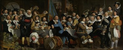 Banquete del Gremio de Ballesteros en Celebración del Tratado de Münster, 1648 de Bartolomeus van der Helst