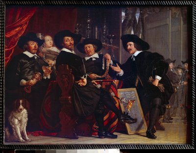 Los síndicos de los ballesteros de San Sebastián en Ámsterdam de Bartolomeus van der Helst