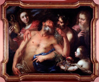 Silenus borracho de Bartolommeo Biscaino