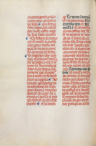 Misal: Fol. 173v: Música para Aleluya, etc. al comienzo de la Pascua, 1469 de Bartolommeo Caporali