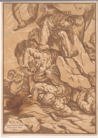 La caída de los gigantes (tercera parte) de Bartolommeo Coriolano