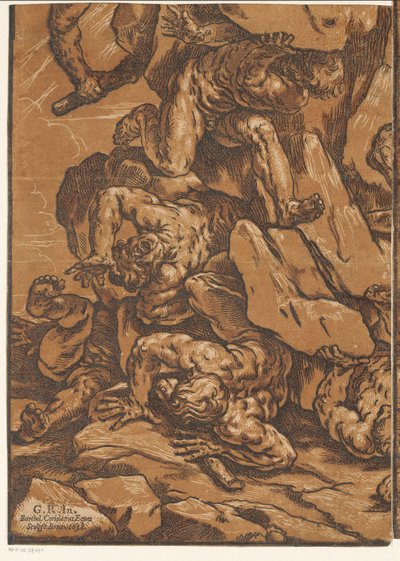 La caída de los gigantes (tercera parte) de Bartolommeo Coriolano