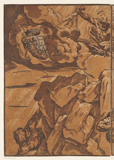 La caída de los gigantes (primera parte) de Bartolommeo Coriolano