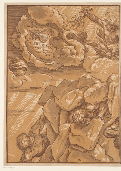 La caída de los gigantes (segunda parte) de Bartolommeo Coriolano
