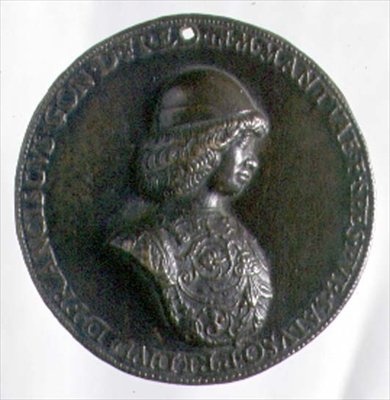 Medalla de retrato que representa a Francesco Gonzaga II (1466-1519) de Bartolommeo Melioli