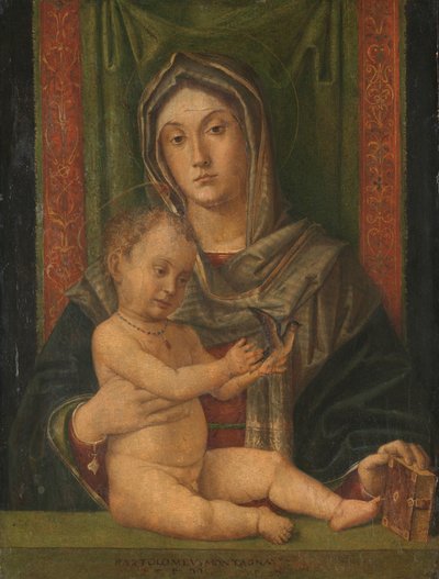 La Virgen y el Niño de Bartolommeo Montagna (workshop of)