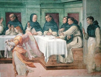 La Última Cena, del Refectorio de San Marco (detalle) de Bartolommeo Sogliani