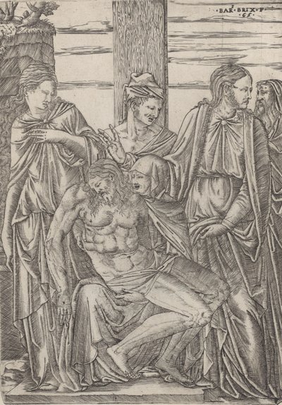 El descenso de la cruz, 1565 de Bartolommeo da Brescia