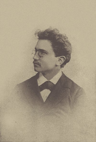 Retrato del compositor Hans Huber 1852-1921, 1898 de Basel . Photo studio Taescher and