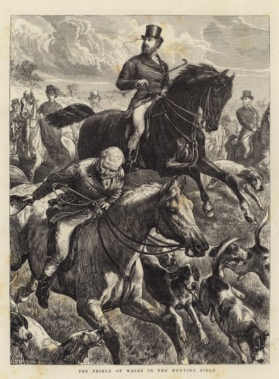 El Príncipe de Gales en el campo de caza de Basil Bradley