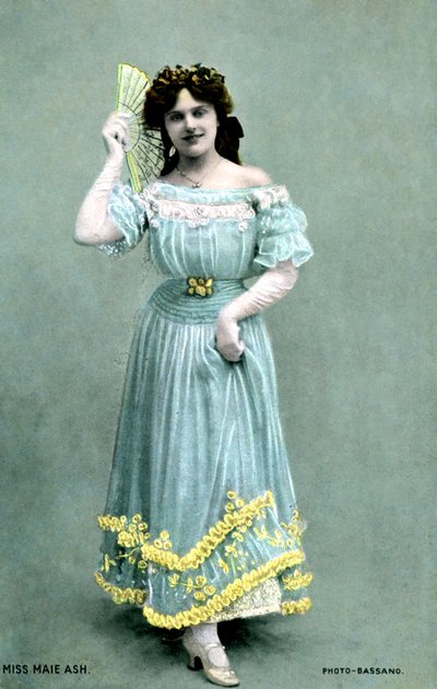 Maie Ash, actriz, 1905 de Bassano Studio