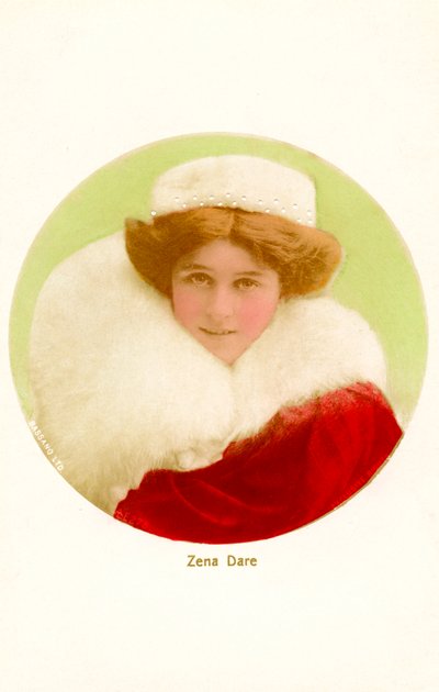 Zena Dare 1887-1975, actriz inglesa, principios del siglo XX de Bassano Studio