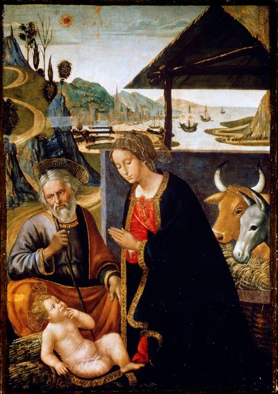La Natividad de Cristo, finales del siglo XV o principios del siglo XVI de Bastiano Mainardi