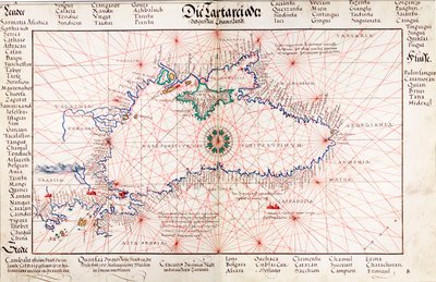 Carta del Mar Negro de Battista Agnese