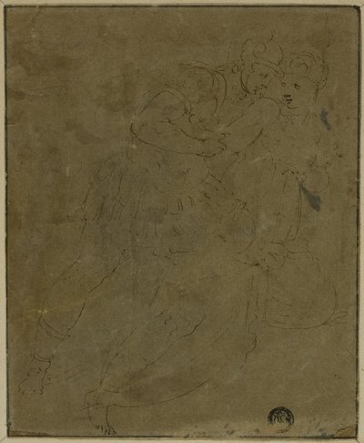 Después del Antiguo: Griego y Amazona de Battista Franco