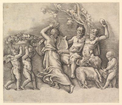 Un bacanal de Battista Franco Veneziano