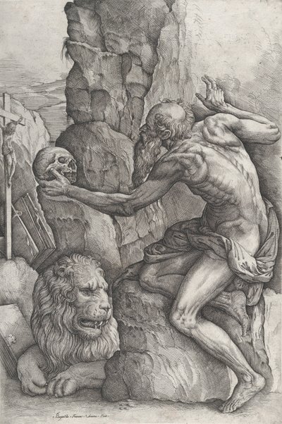 San Jerónimo de Battista Franco Veneziano