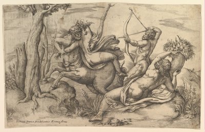 El Rapto de Dejanira de Battista Franco Veneziano