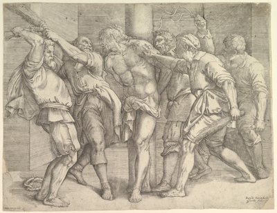La flagelación de Battista Franco Veneziano