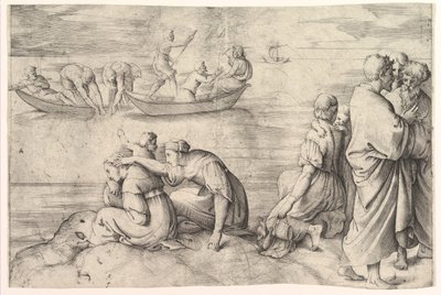 La pesca milagrosa de Battista Franco Veneziano