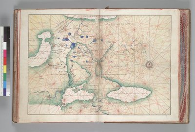 Mapa de Rusia de Battista Giovanni Agnese