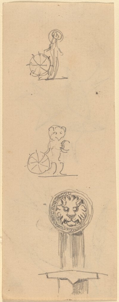 Hoja de Bocetos [recto] de Beatrice Godwin Whistler