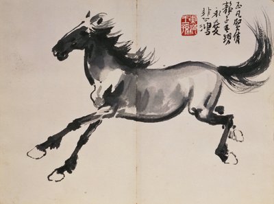 Caballo galopante de Beihong Xu
