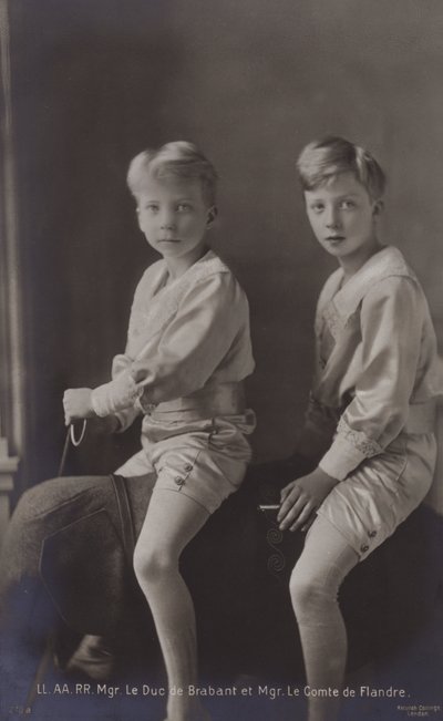 El Duque de Brabante, El Conde de Flandes, en elefante de juguete de Belgian Photographer