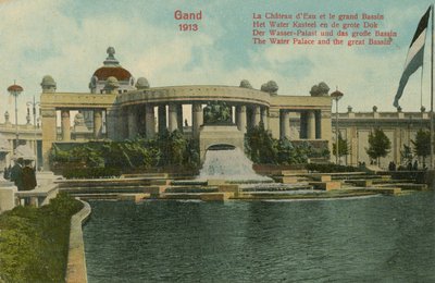 El Palacio del Agua y el Gran Estanque, Gante de Belgian Photographer